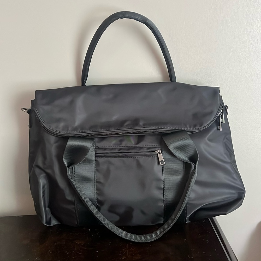 Fabletics black gym bag